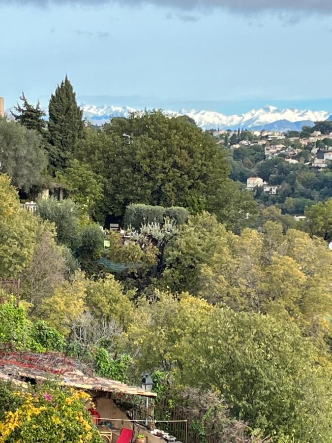 Bed & Breakfast Les Hauts De Cagnes Vue Mer Et Montagne 아파트 외부 사진