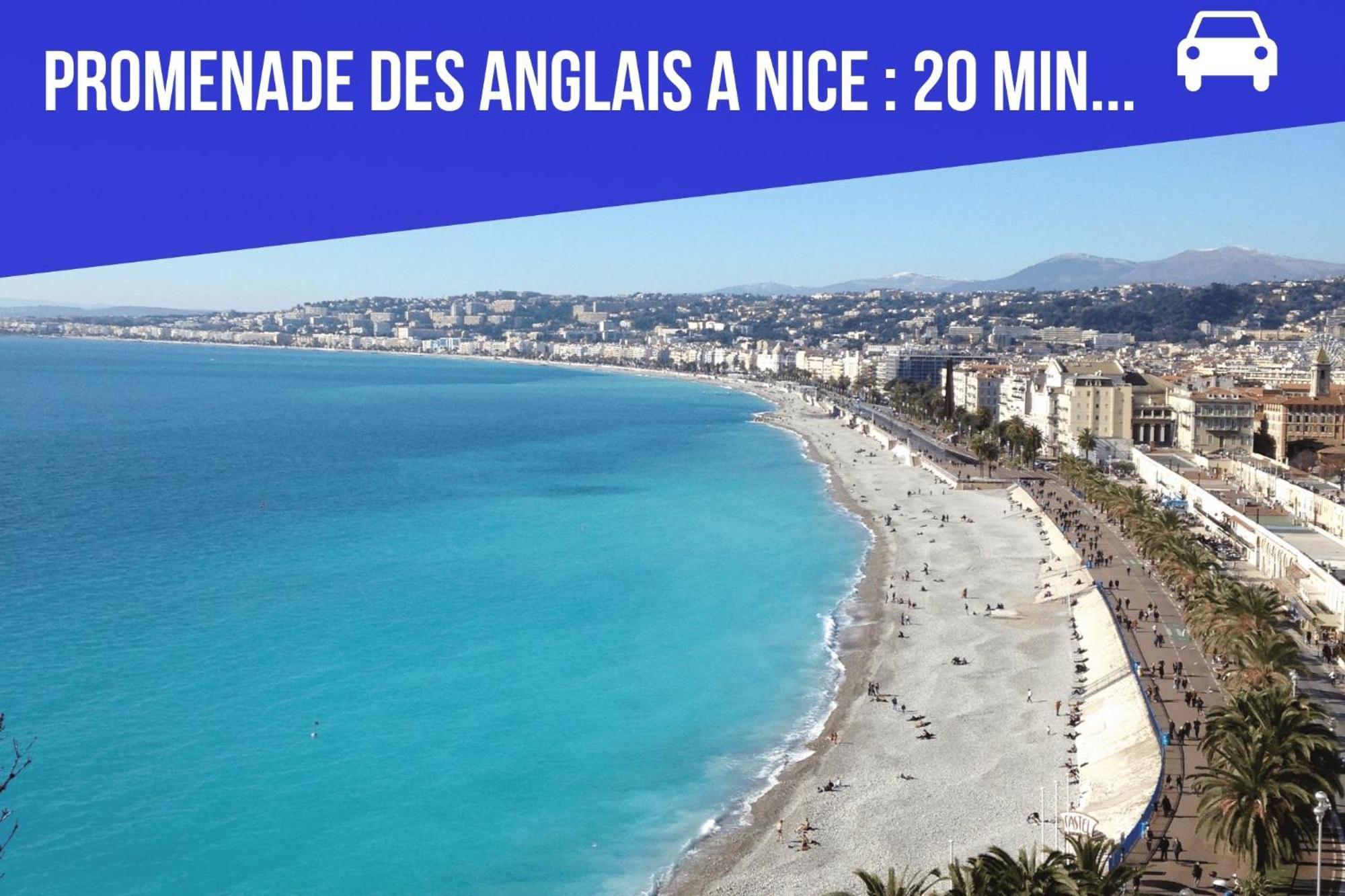 Bed & Breakfast Les Hauts De Cagnes Vue Mer Et Montagne 아파트 외부 사진
